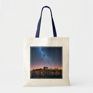 Flowers   Lupines Blooming Lake Tekapo New Zealand Tote Bag