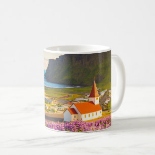 Flowers Lupines in Bloom Southern Iceland Coffee Mug