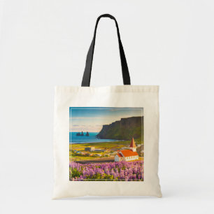 Flowers   Lupines in Bloom Southern Iceland Tote Bag