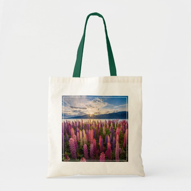 Flowers | Lupines New Zealand Tote Bag (Front)