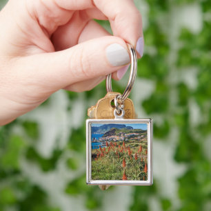 Flowers   Madeira Island Portugal Key Ring