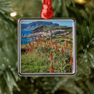 Flowers Madeira Island Portugal Metal Ornament
