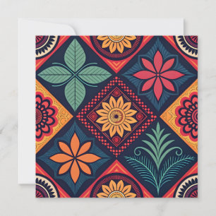 Flowers Magic Pattern Invitation