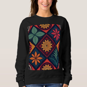 Flowers Magic Pattern Sweatshirt