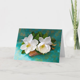 Flowers   Magnolia Flower Card