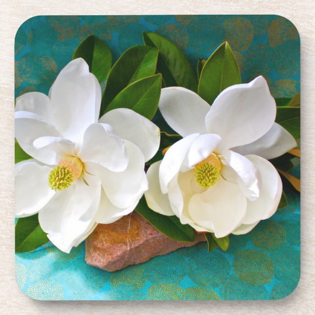 Flowers | Magnolia Flower Coaster (Front)
