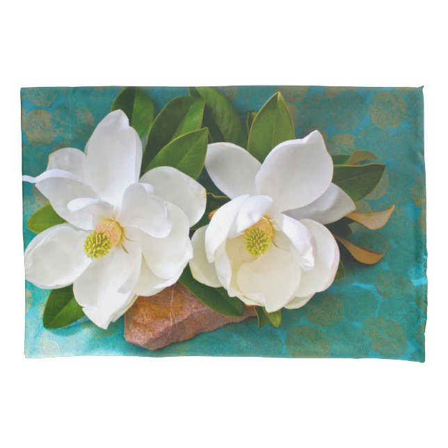 Flowers | Magnolia Flower Pillowcase (Front)