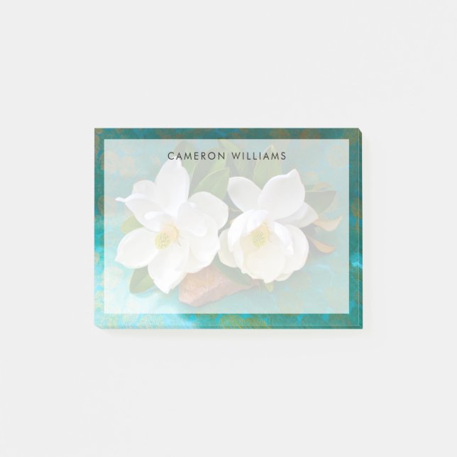 Flowers | Magnolia Flower Post-it Notes (Front)