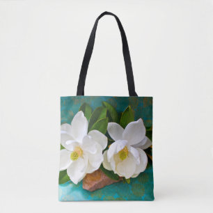 Flowers Magnolia Flower Tote Bag