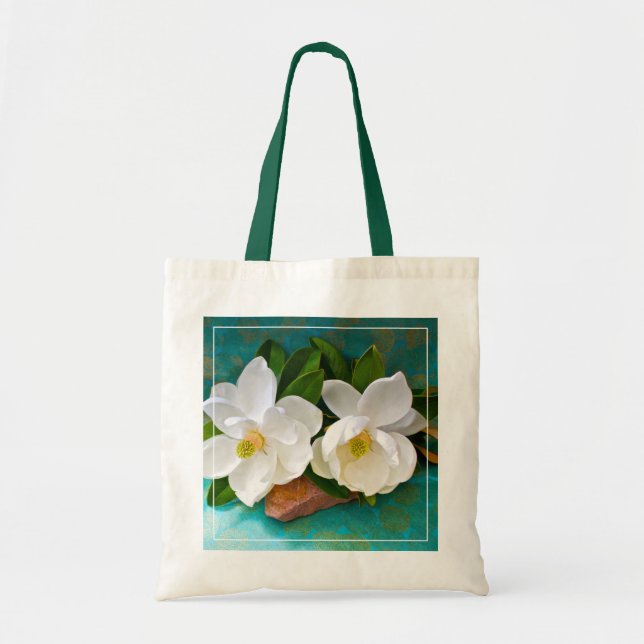 Flowers | Magnolia Flower Tote Bag (Front)