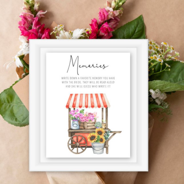 Flowers market - Memories with the bride poster (Creator Uploaded)