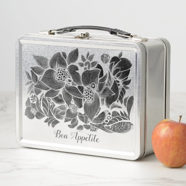 Flowers Metal Lunch Box (In Situ)