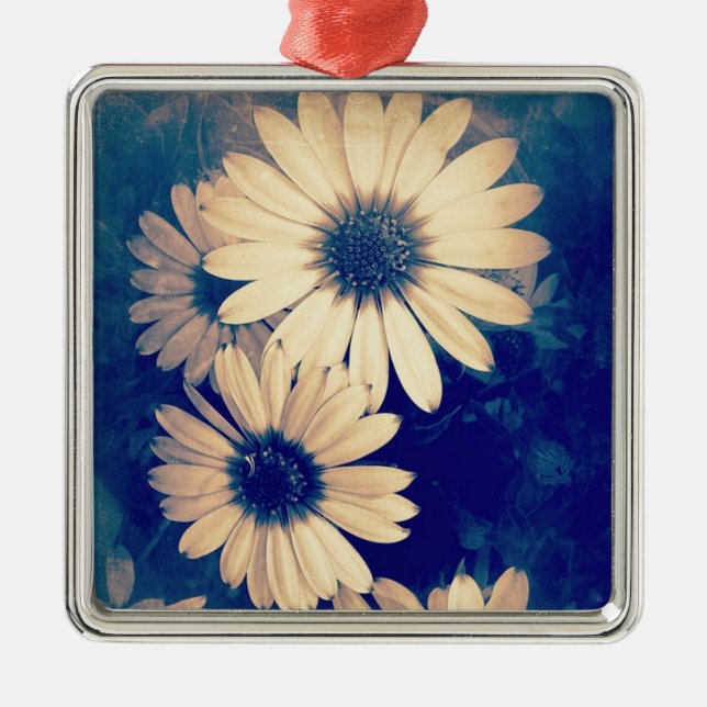 Flowers Metal Tree Decoration (Front)