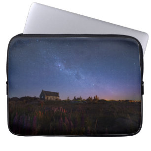 Flowers Milky Way New Zealand Laptop Sleeve