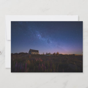 Flowers   Milky Way New Zealand Thank You Card