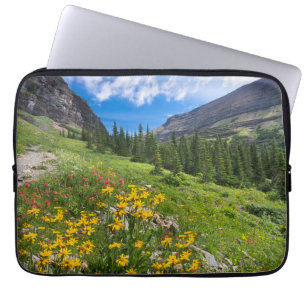 Flowers Montana Flower Path Laptop Sleeve