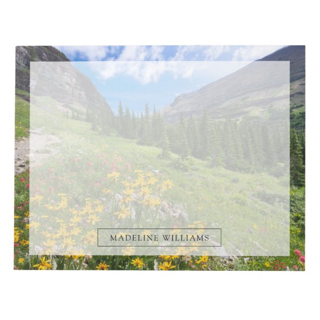 Flowers | Montana Flower Path Notepad (Front)