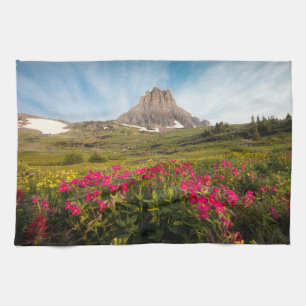 Flowers Montana's Glacier National Park Tea Towel