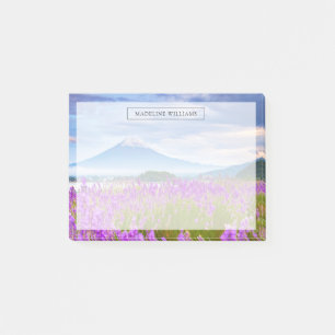 Flowers Mount Fugi Japan Post-it Notes