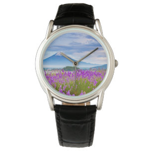 Flowers Mount Fugi Japan Watch