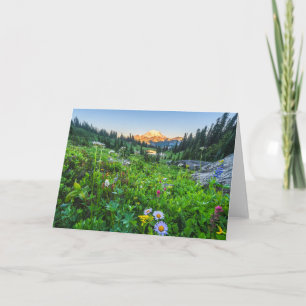 Flowers Mount Rainier National Park Card