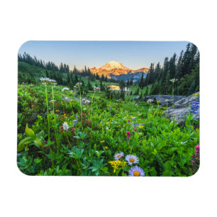 Flowers   Mount Rainier National Park Magnet
