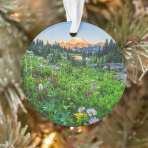 Flowers   Mount Rainier National Park Ornament