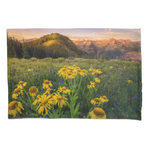 Flowers Mountain Meadow Crested Butte Colorado Pillowcase