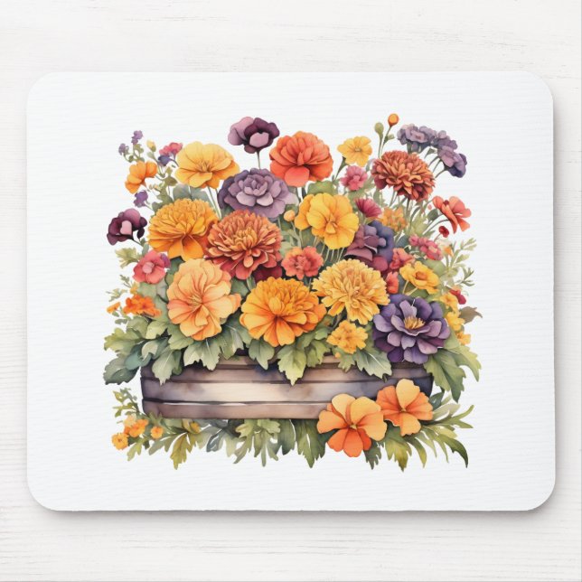 Flowers Mouse Pad (Front)