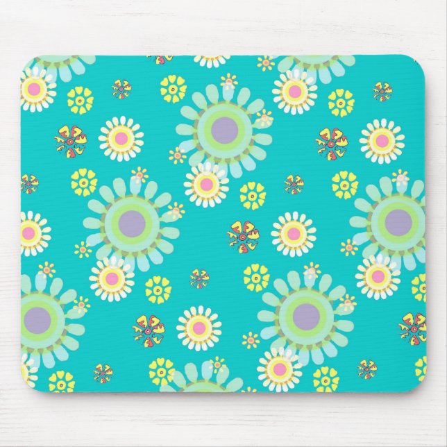 Flowers Mouse Pad (Front)