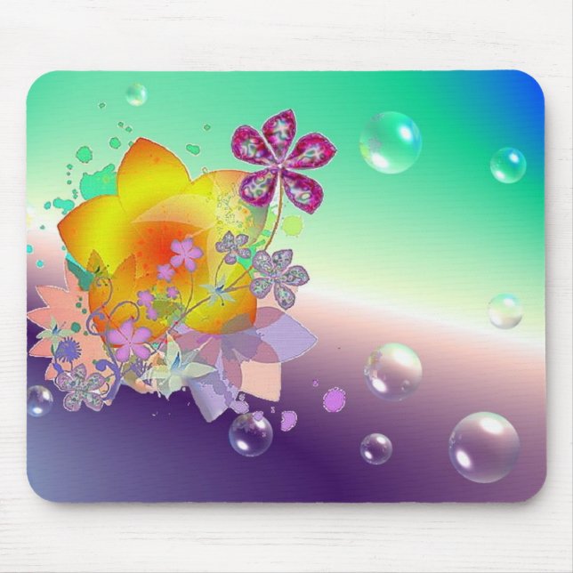 Flowers Mouse Pad (Front)