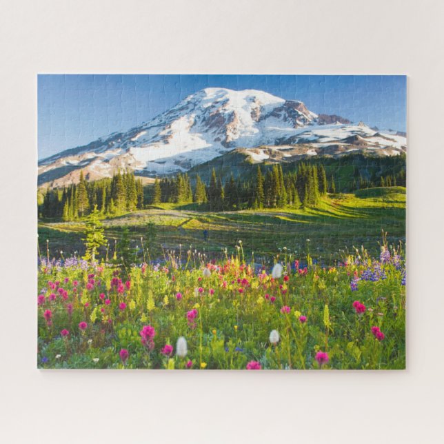 Flowers | Mt. Rainier Wildflowers Jigsaw Puzzle (Horizontal)
