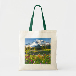 Flowers Mt. Rainier Wildflowers Tote Bag