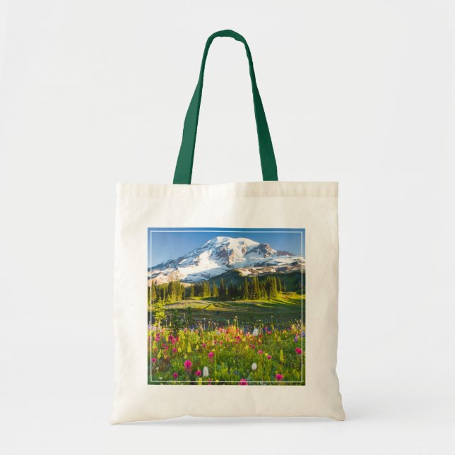 Flowers | Mt. Rainier Wildflowers Tote Bag (Front)