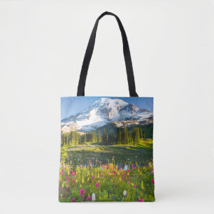Flowers Mt. Rainier Wildflowers Tote Bag