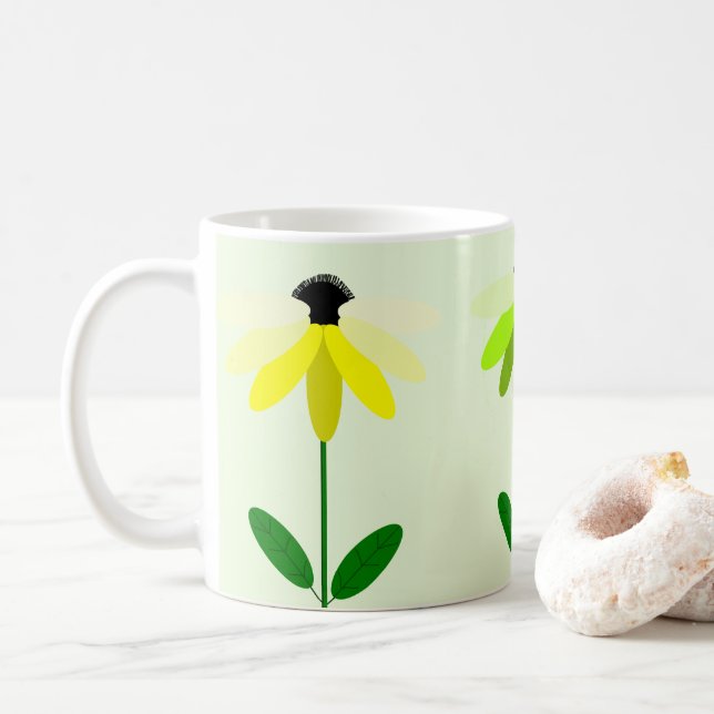 Flowers Mug (With Donut)