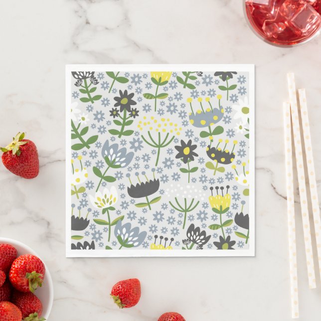 flowers napkin (Insitu)