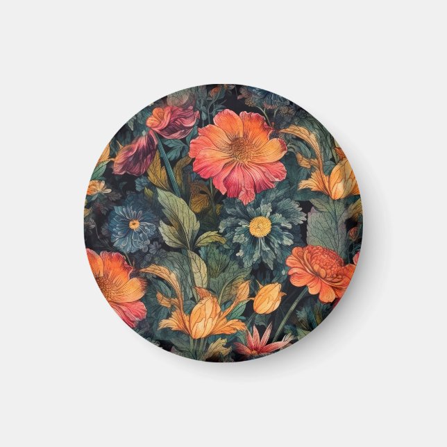 Flowers nature art magnet (Front)