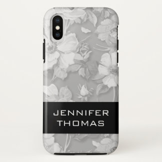flowers nature patterns / vintage iPhone XS case