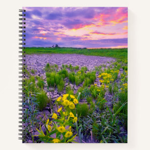 Flowers North Dakota Red River Valley Notebook
