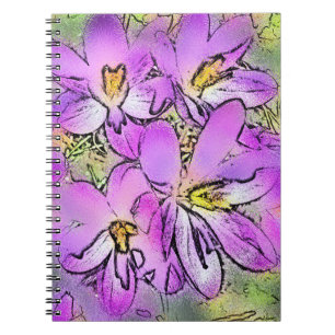 FLOWERS NOTEBOOK