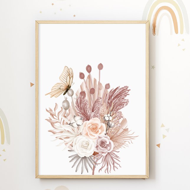 Flowers Nursery Poster Nature Kids Room Print (Creator Uploaded)