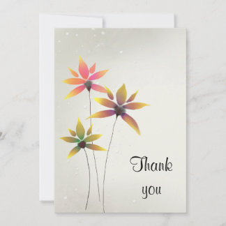 Flowers of appreciation holiday card