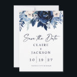 Flowers of Blue Save The Date<br><div class="desc">Flowers of Blue Save the Date</div>
