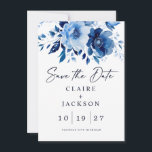 Flowers of Blue Save The Date<br><div class="desc">Flowers of Blue Save the Date</div>