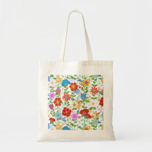 Flowers of Different Colours and Types Tote Bag