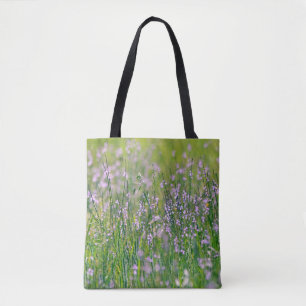 Flowers of Faith Blue Wildflowers Tote Psalm Bag