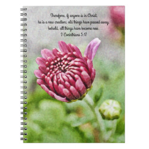 Flowers of Faith New Mum Prayer Notebook
