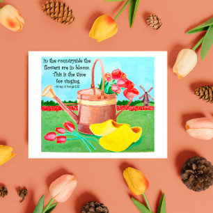 Flowers of Friendship Inspirational Postcard