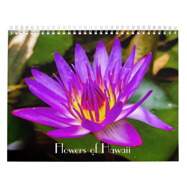 Flowers of Hawaii Calendar (Cover)